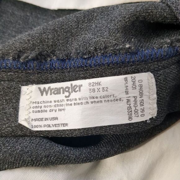 Wrangler Dress Pants Knit Trousers Mens Size 38x32 - Picture 7 of 7